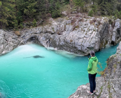 amanda-hiking-soja-river-slovenia